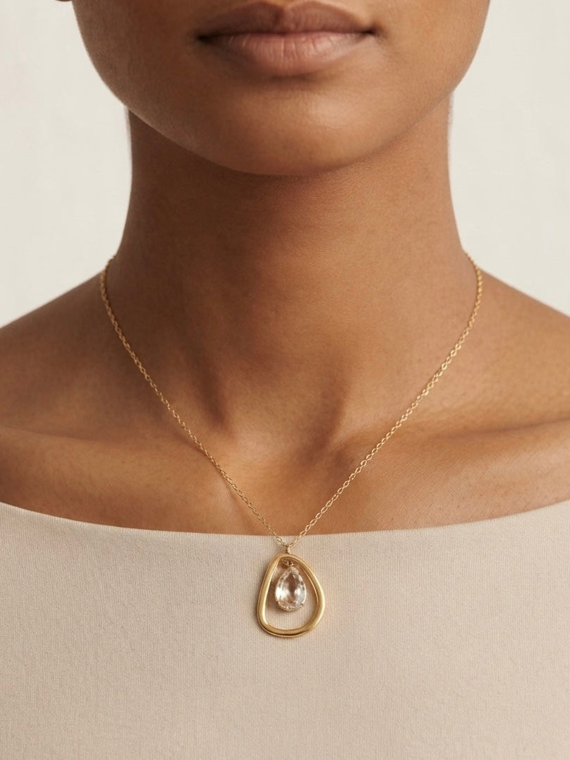 Collar Oval Drop